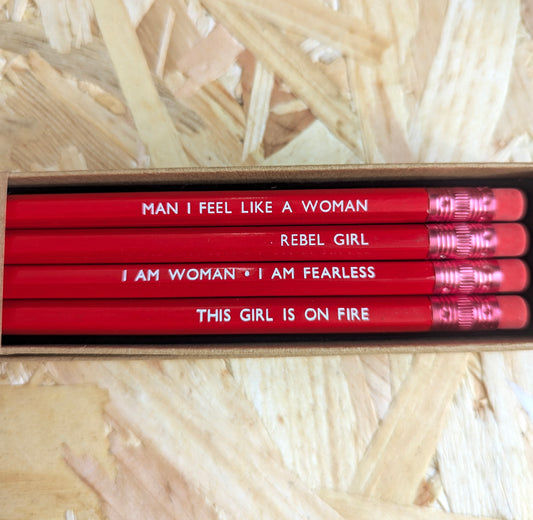 Pencils of Female Power - set of 4 image 1