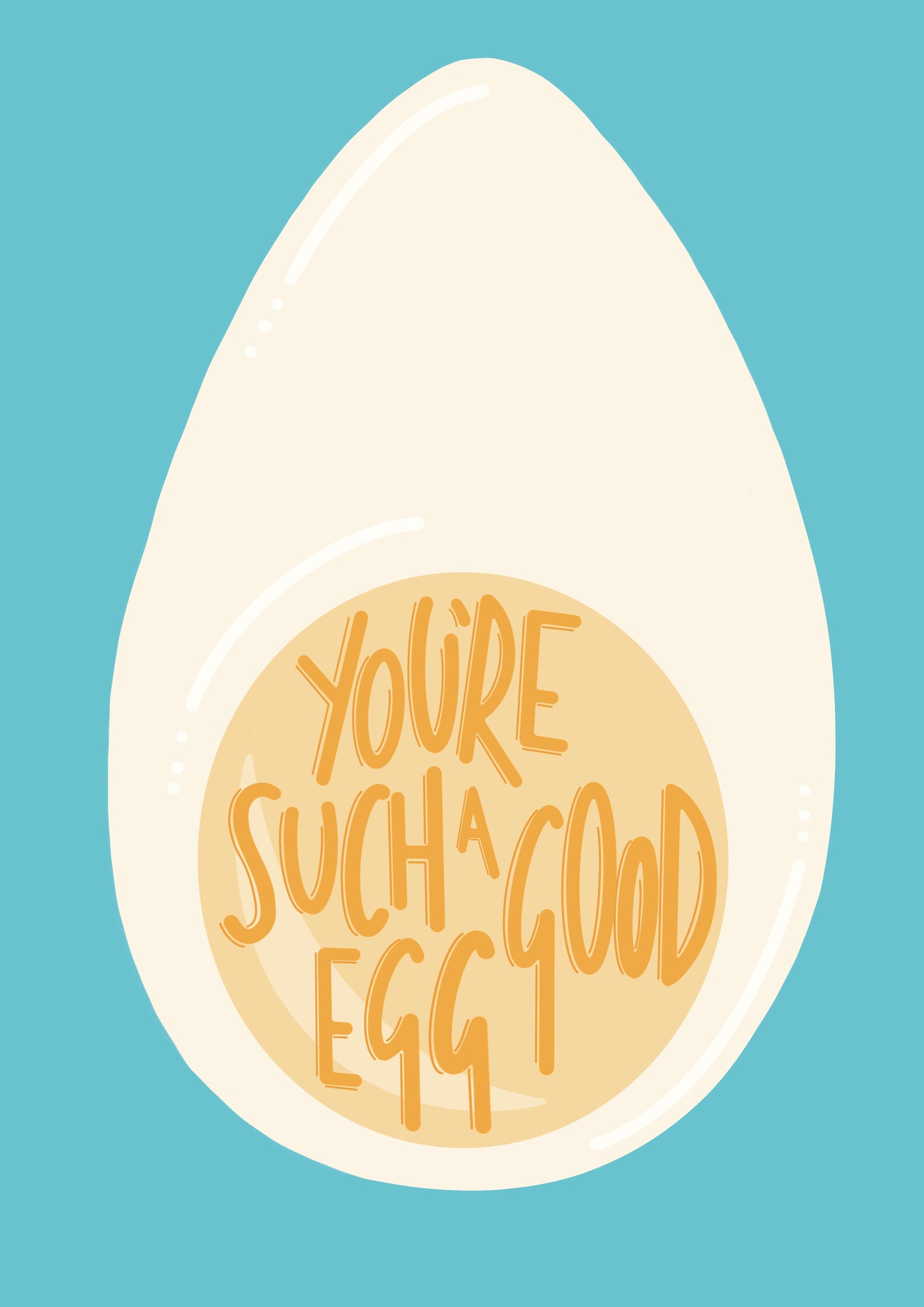 Good Egg A6 greetings card image 4