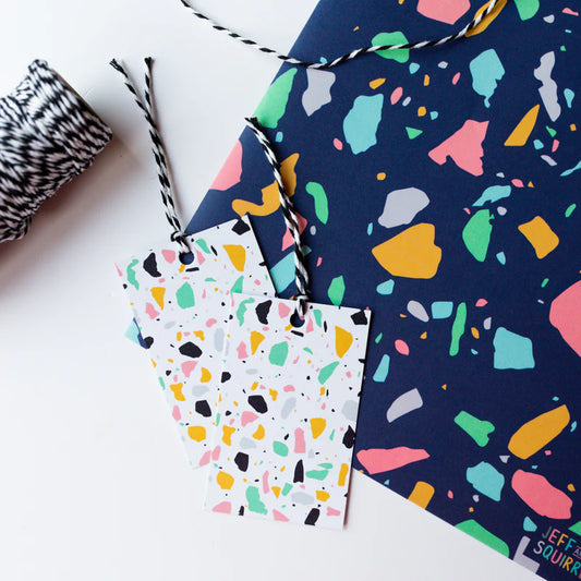 Terrazzo wrapping paper set image 1