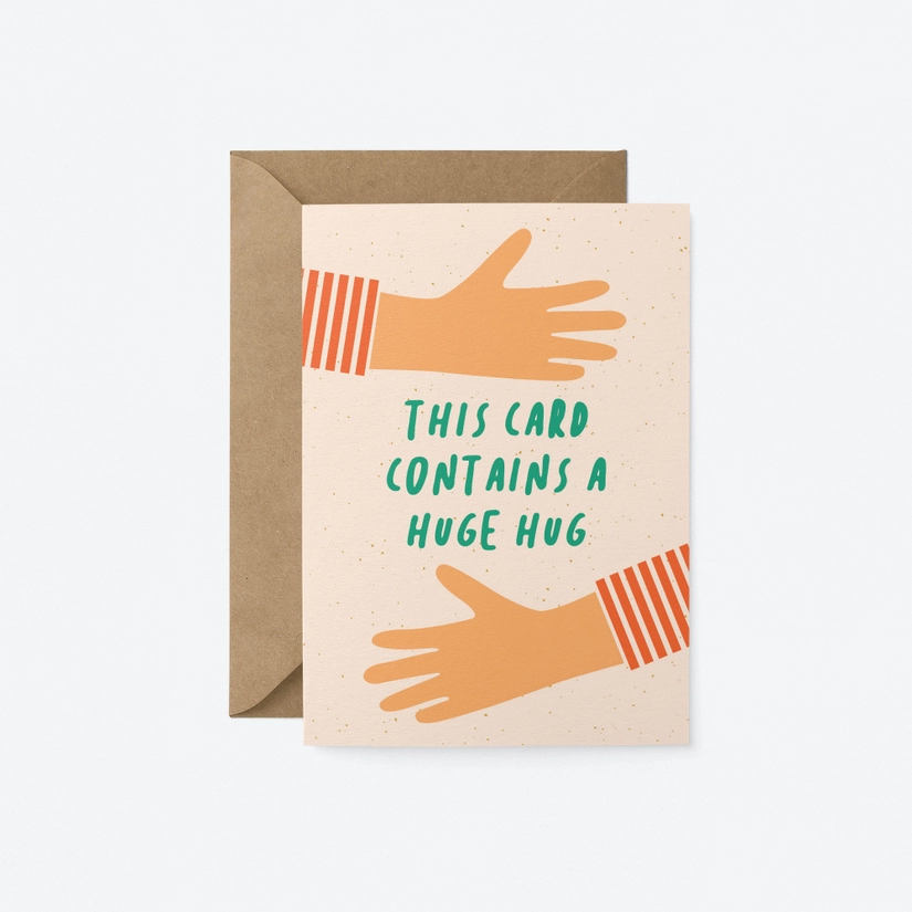 Huge Hug greetings card image 0
