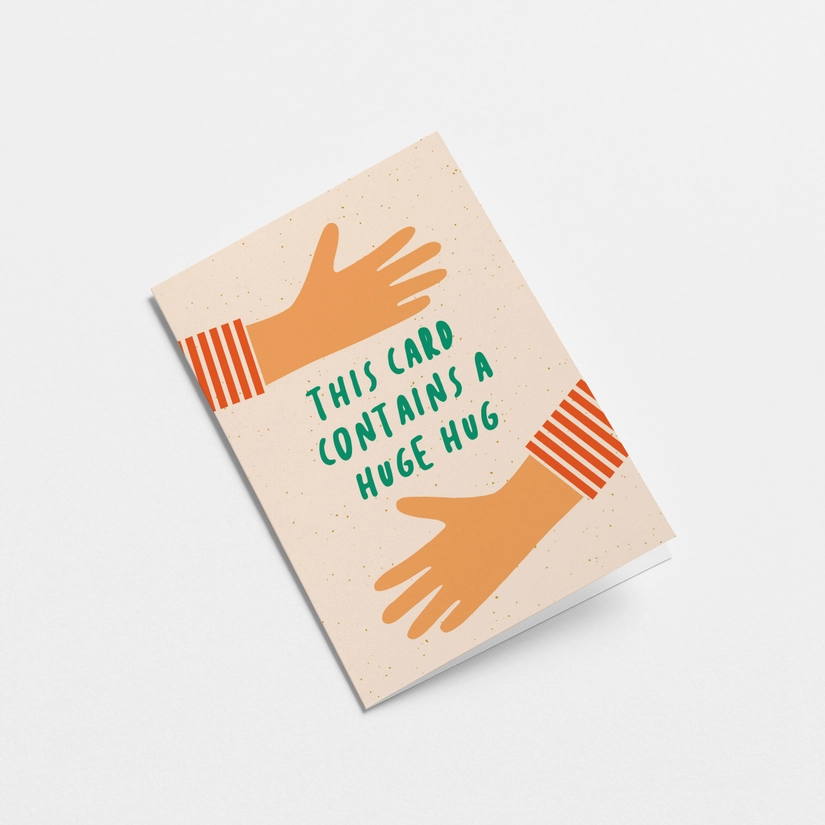 Huge Hug greetings card image 1