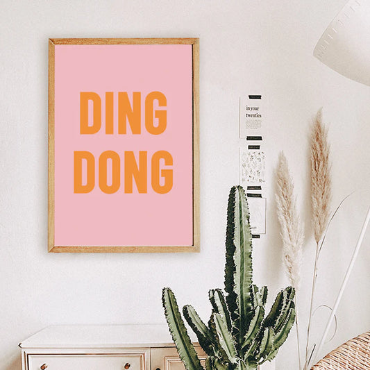 DING DONG graphic print image 1