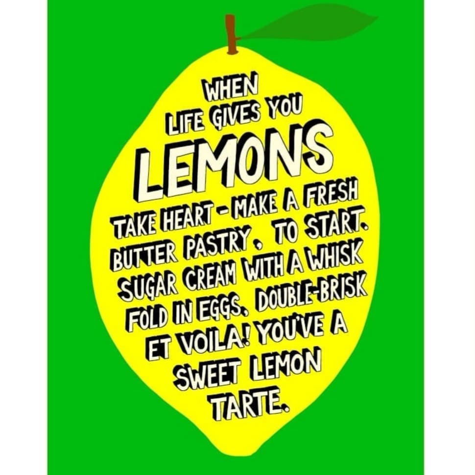 Limited Edition When Life Gives You Lemons giclee print image 0