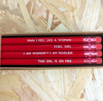 Pencils of Female Power - set of 4 image 1