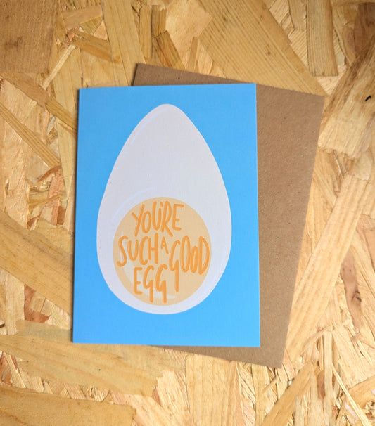Good Egg A6 greetings card image 0