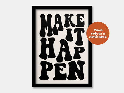 Make It Happen A5 print image 2
