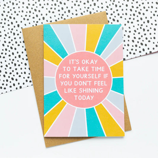 It's Okay greetings card image 0