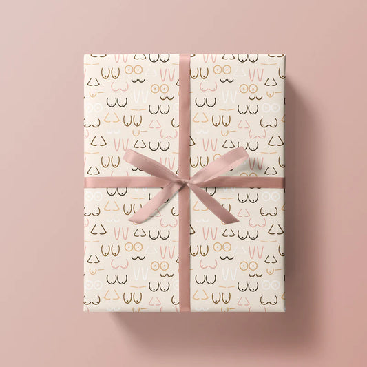 Boob wrapping paper image 0
