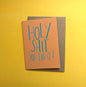 Holy Shit A6 greetings card image 0