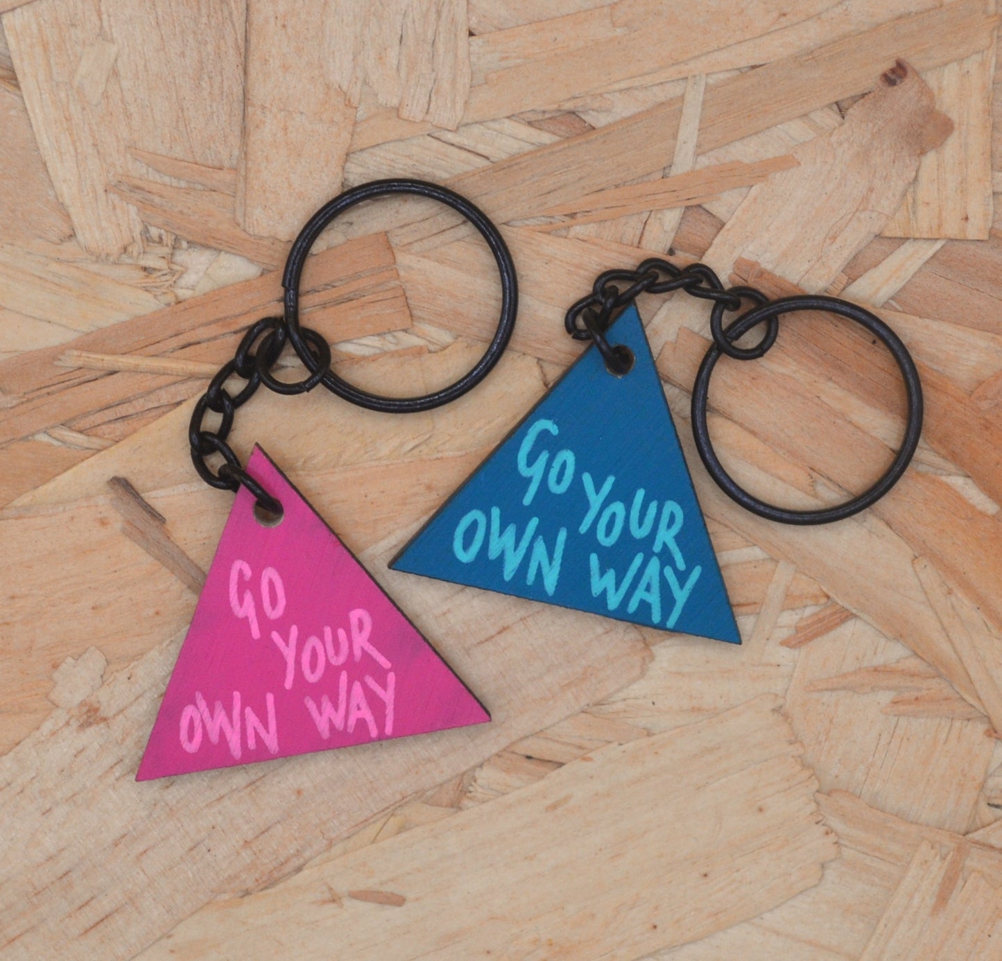Hand Painted Keyring