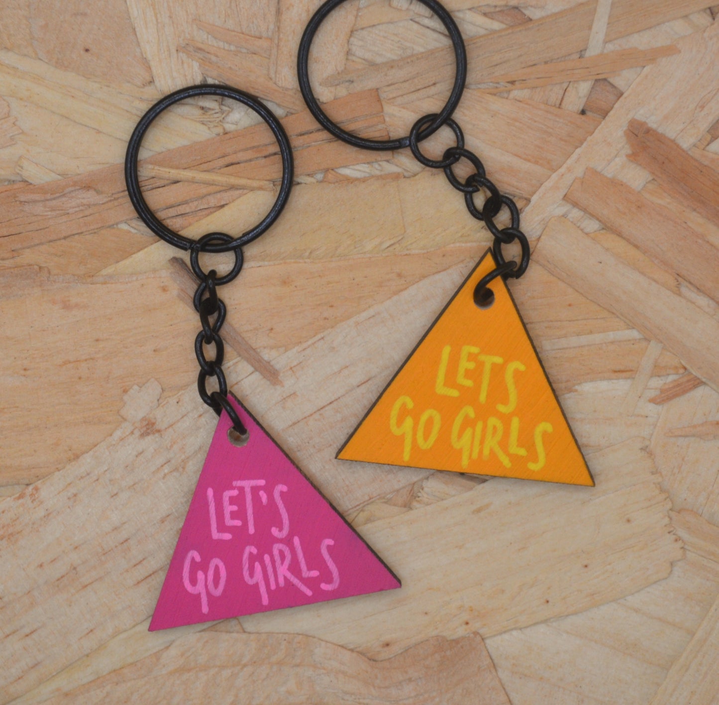 Hand Painted Keyring