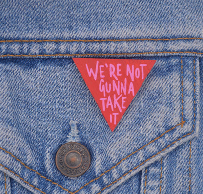 Rebel Collection - Hand Painted Wooden Pin Badge