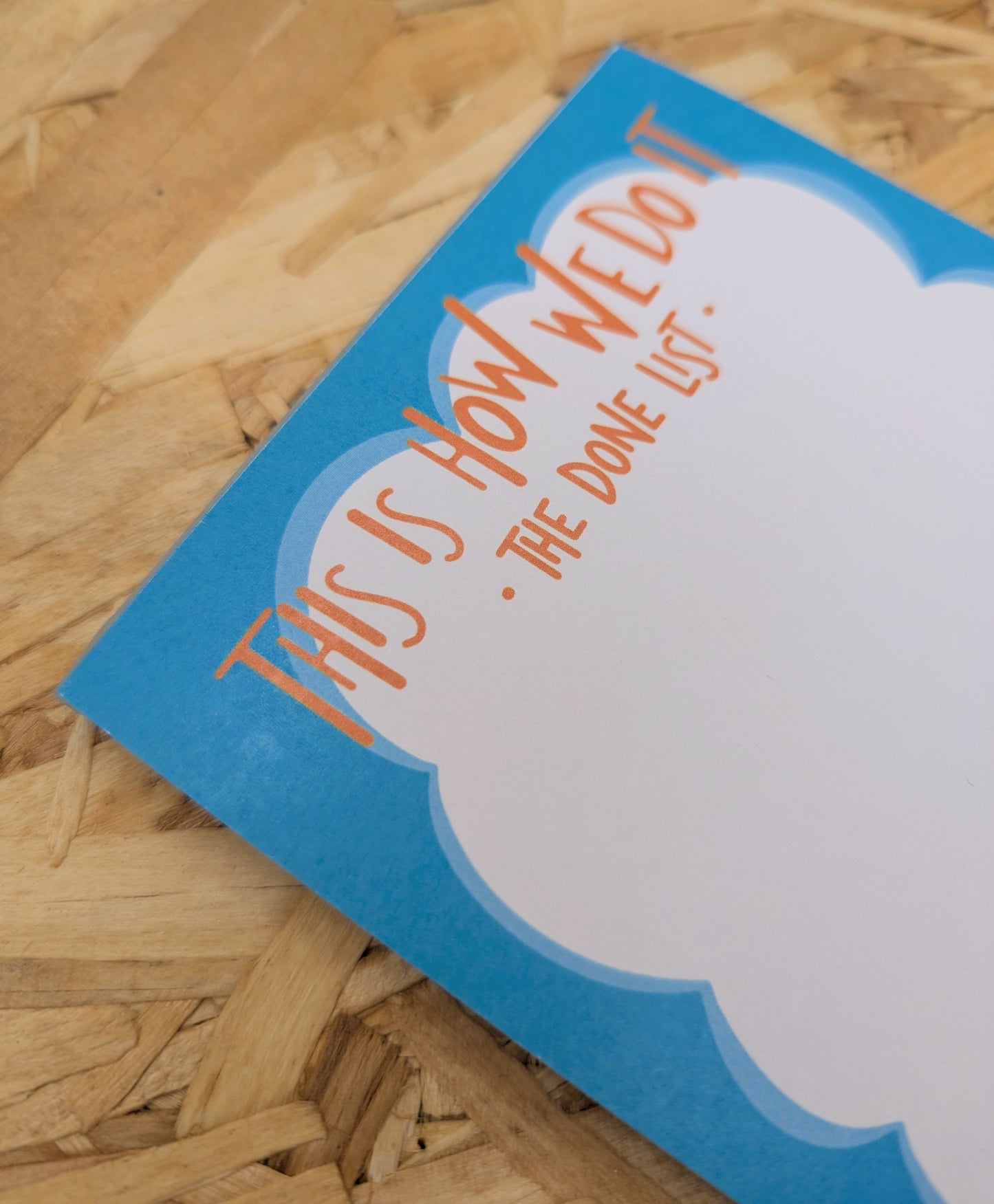 The Done List - A6 illustrated list notepad