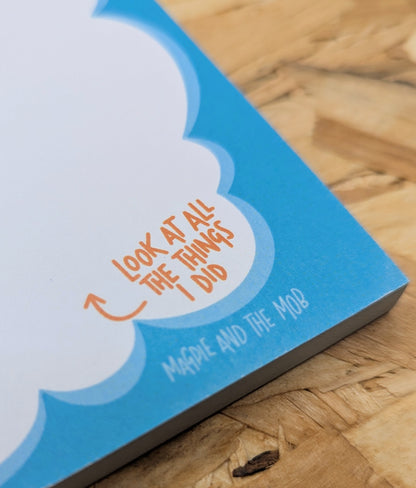 The Done List - A6 illustrated list notepad