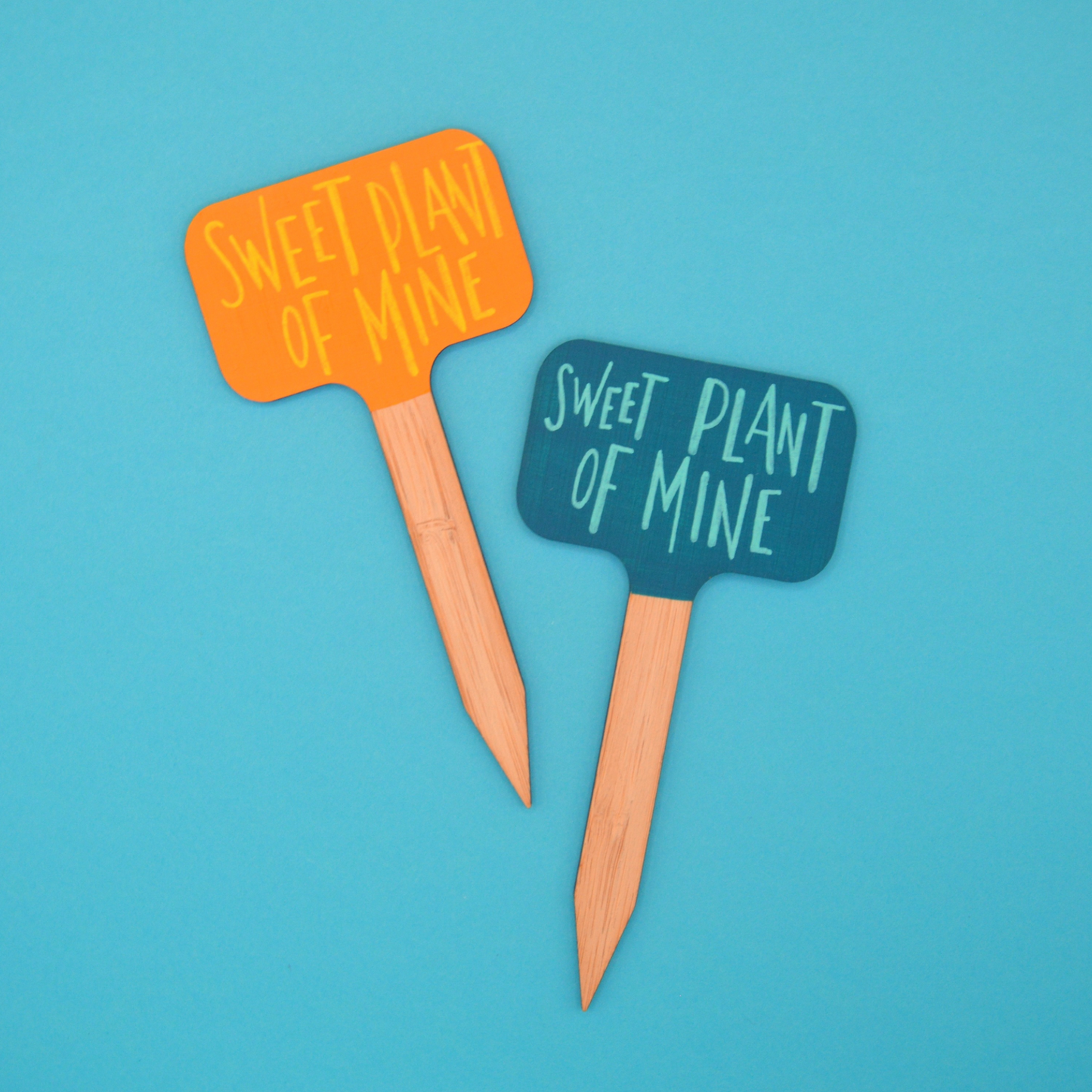 Large Hand Painted Plant Marker