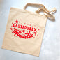 Cautiously Optimistic tote bag image 0