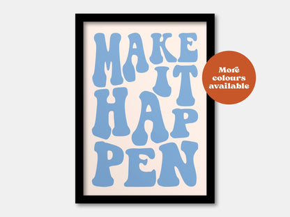 Make It Happen A5 print image 0