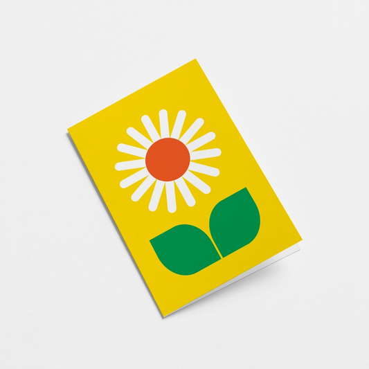 Yellow Flower greetings card image 0