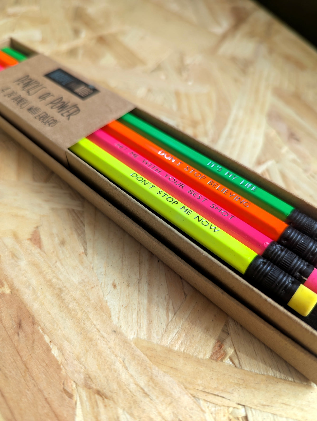 Pencils of Power - set of 4
