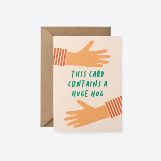 Huge Hug greetings card image 0