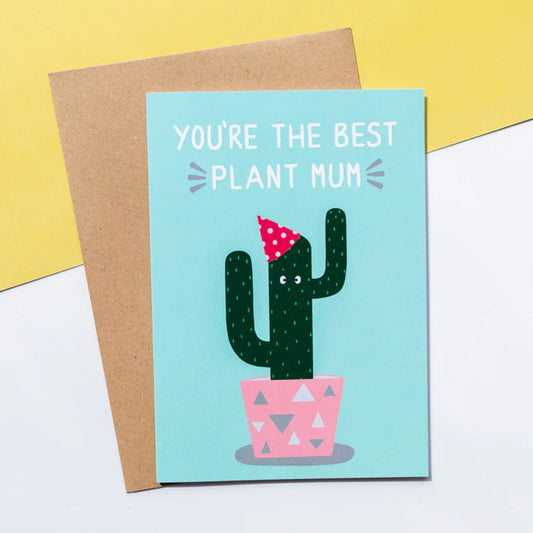 Best Plant Mum greeting card image 0