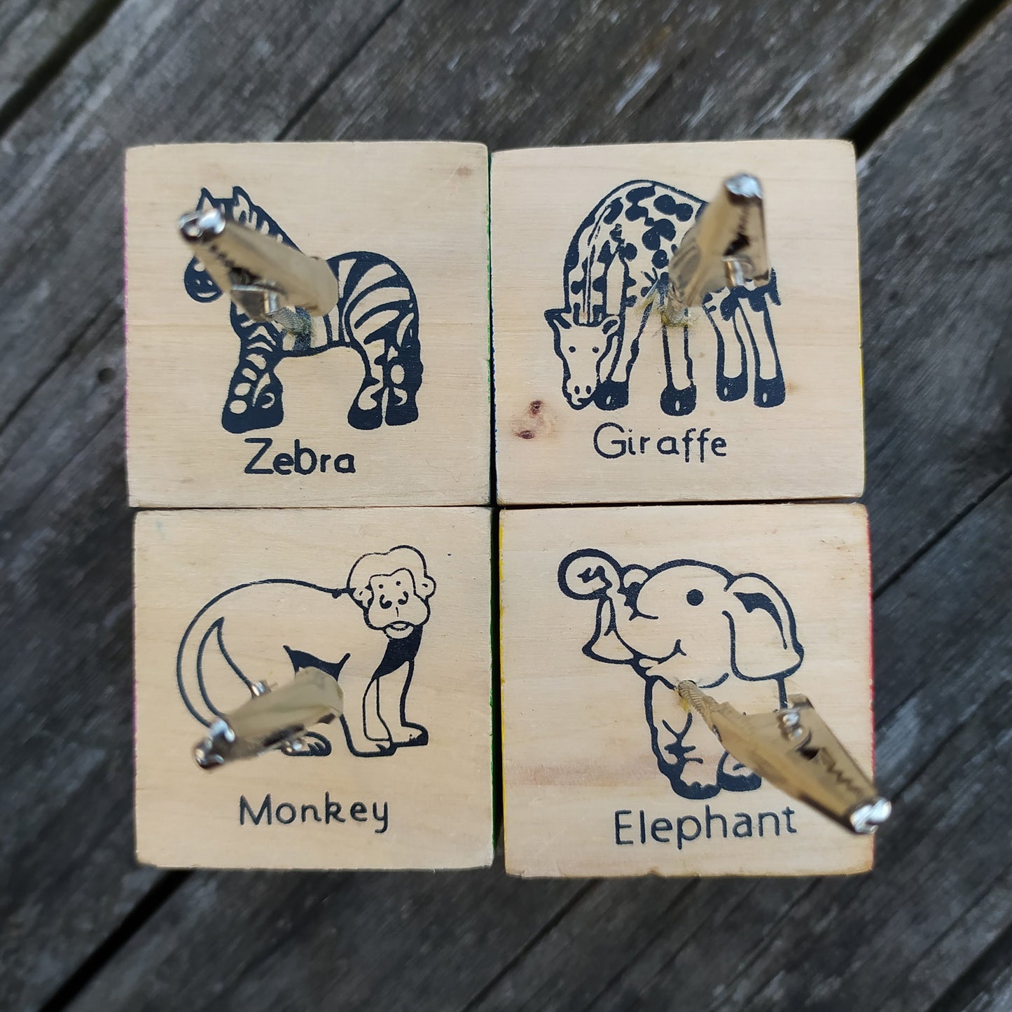 Wooden Photo Clip Block image 2
