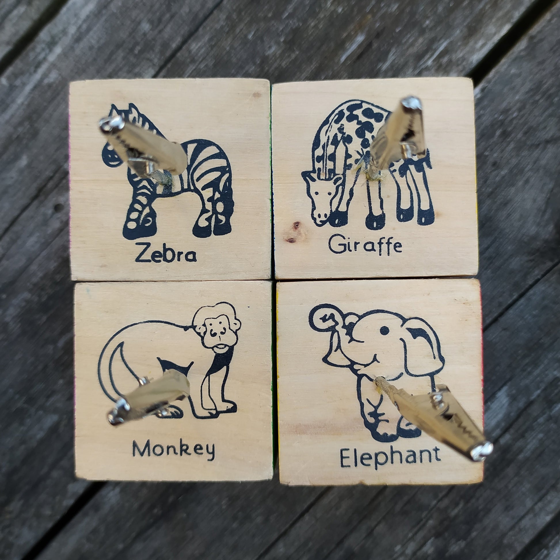 Wooden Photo Clip Block image 2