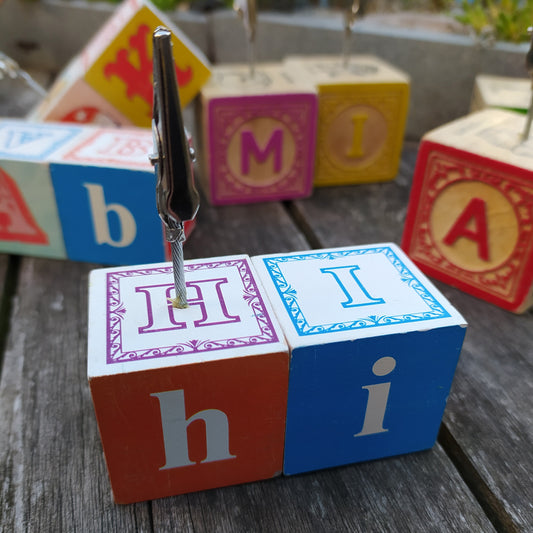 HI Wooden Photo Clip Block image 0