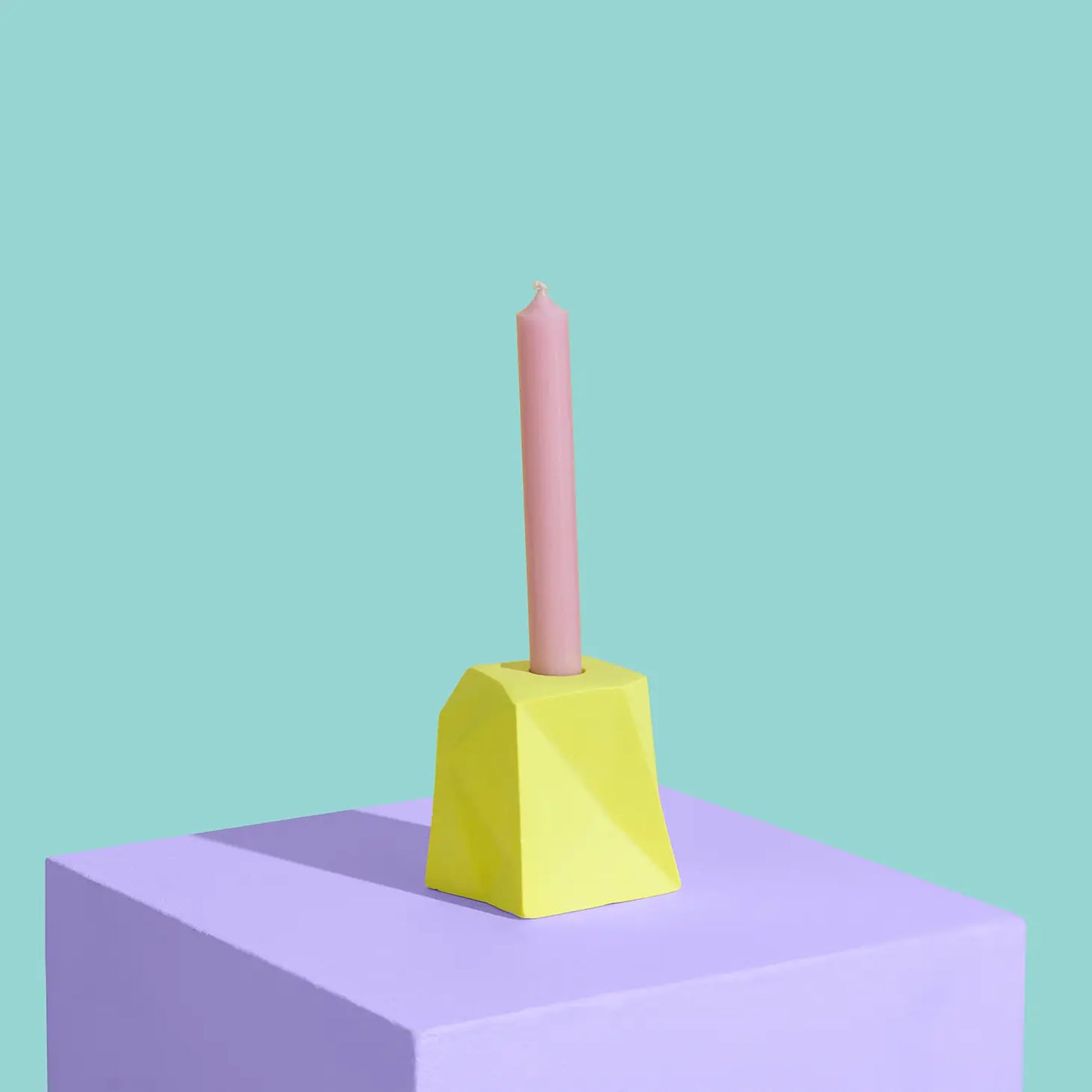Geometric Block candle holder image 2