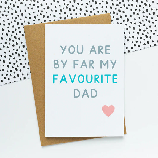 Favourite Dad greeting card image 0