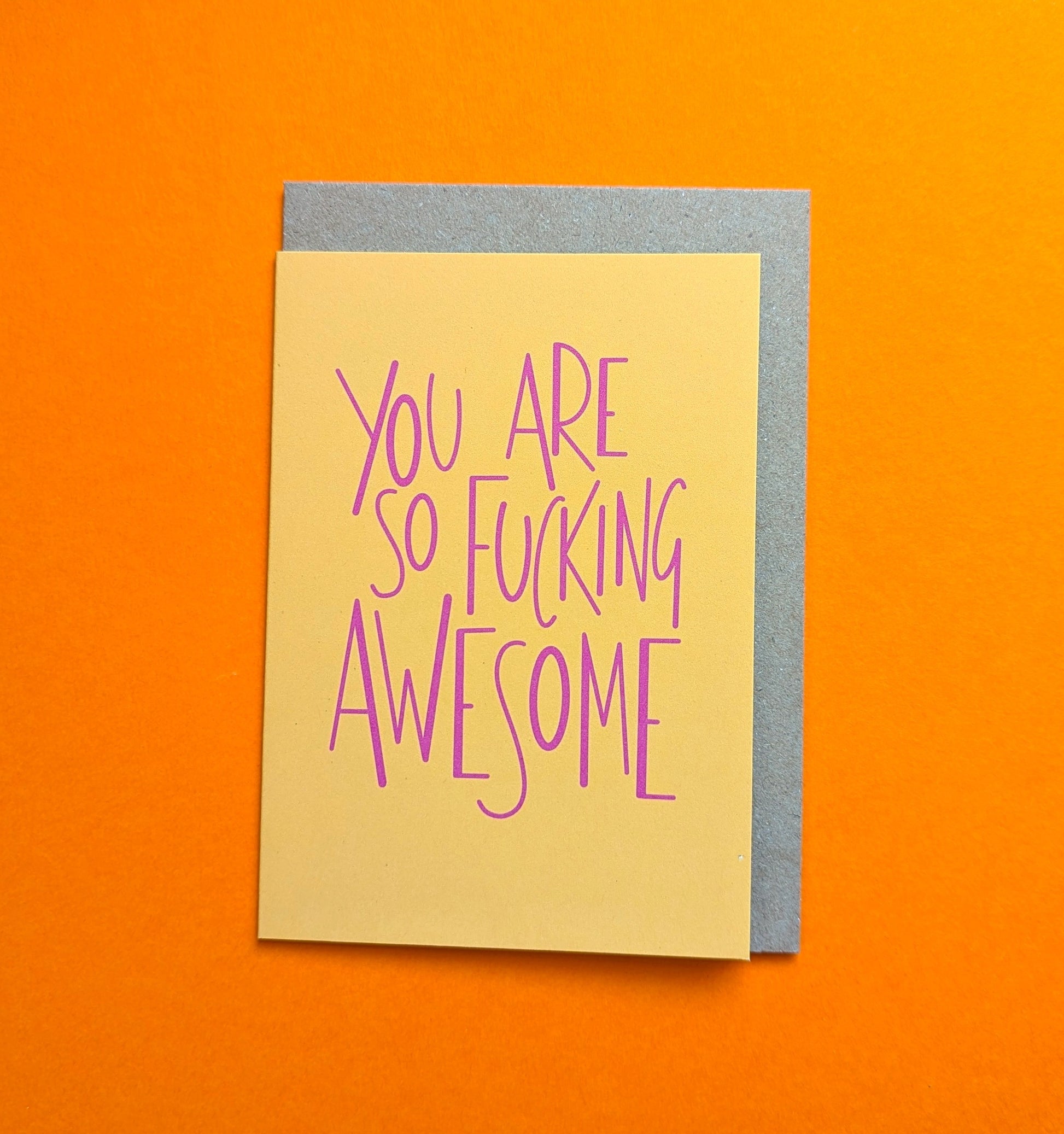 Fucking Awesome a6 greetings card image 0