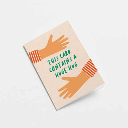 Huge Hug greetings card image 1
