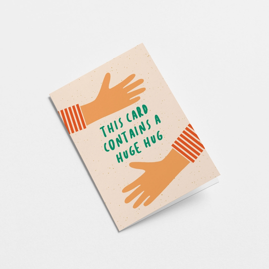 Huge Hug greetings card image 1