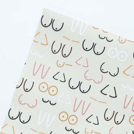 Boob wrapping paper image 1